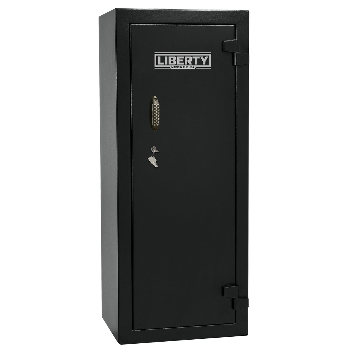Ammo Cabinet 13 |  Dimensions: 59”(H) x 24”(W) x 16”(D) | 2 (Expandable to 4) Long Guns | Black - closed
