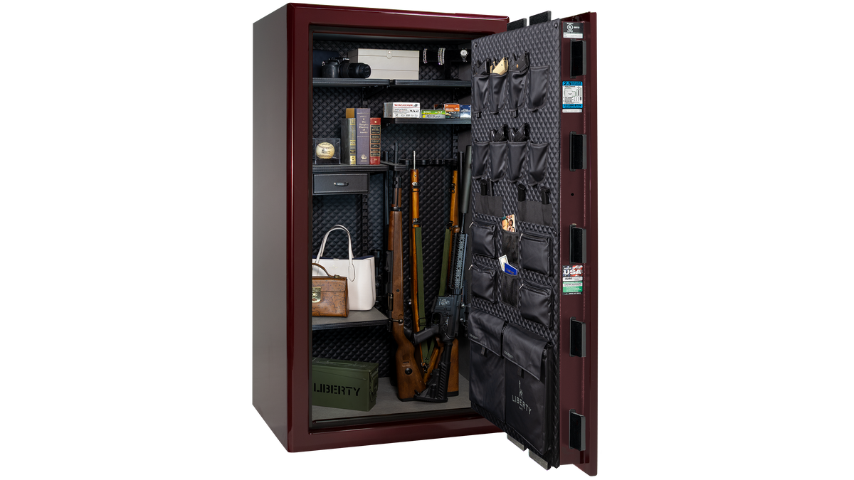 Presidential 40 Burgundy Gloss - Open Interior